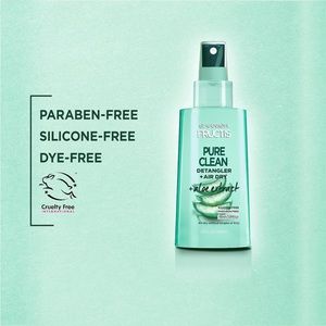 Garnier Fructis Pure Clean Detangler + Air Dry With Aloe Vera Size 5oz